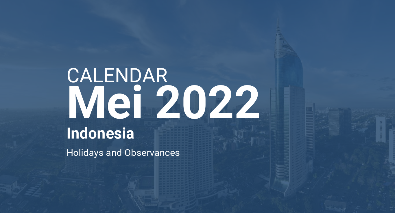 May 2022 Calendar – Indonesia